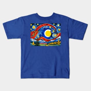 Colorado State Flag Kids T-Shirt